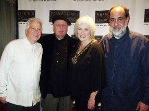 Billy Drews (Reeds/Percussion), Kenny Warner, Betty Buckley and Tony Marino (Bass) Photo